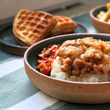 Elevated dinnerware - ceramic flat bowl - Sticky Earth Ceramics