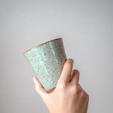 Creamy White Handmade Keep Cup - Sticky Earth Ceramics Singapore