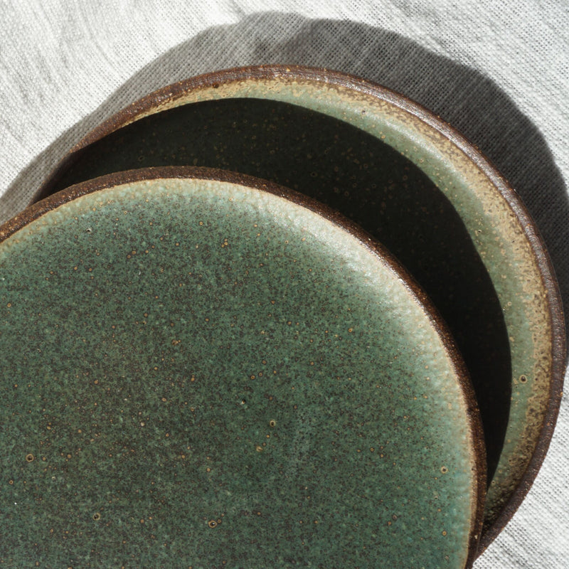 Handmade Ceramic Flat Plate | Sticky Earth Ceramics Singapore