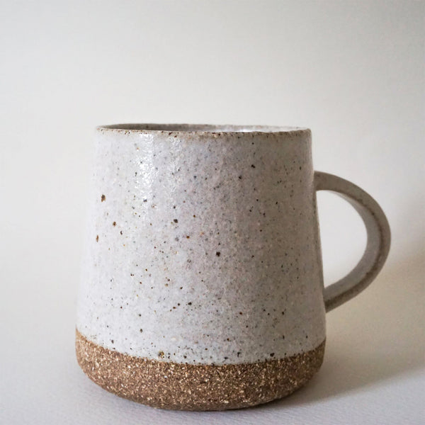White Handmade Ceramic Mug | Sticky Earth Ceramics Singapore